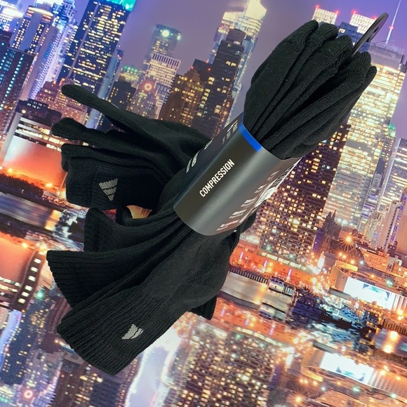 ADIDAS MEN’S CUSHIONED 6 pair QUARTER SOCKS - Picture 16 of 16